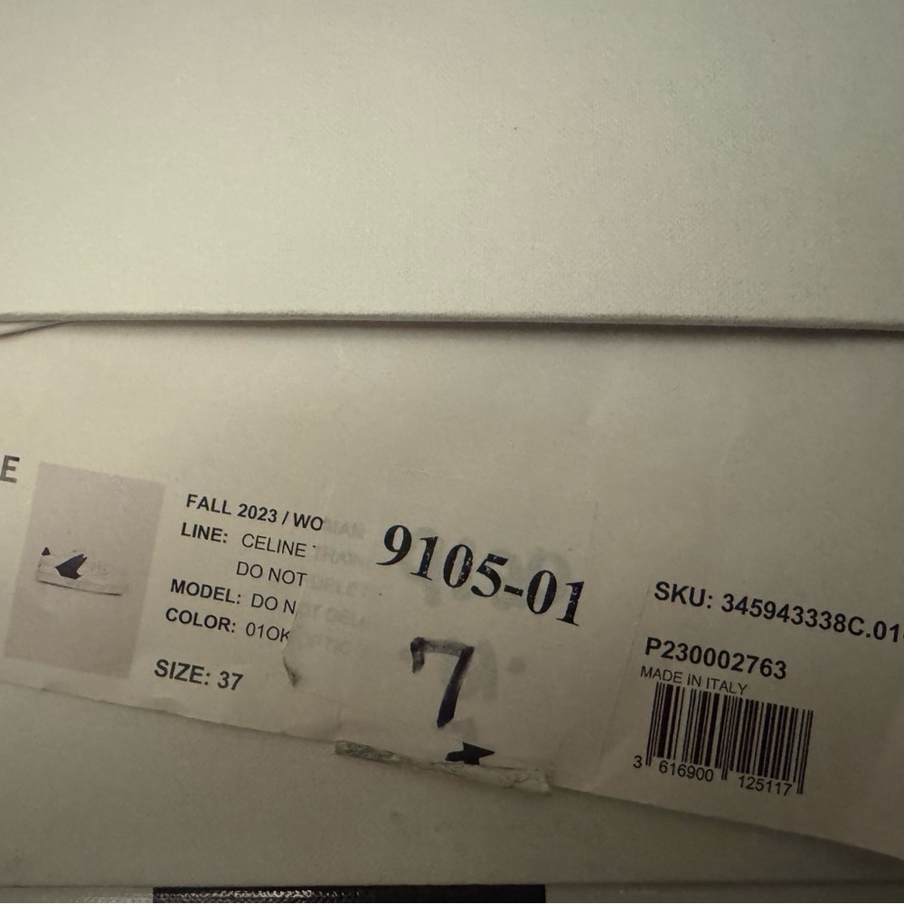 Women’s White and Black Sneakers - Picture 9 of 9